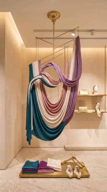 Leem fashion boutique featuring stylish modest dresses and contemporary women's clothing in Saudi Arabia.